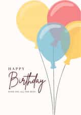 Simple birthday card created by IllustrationbySC