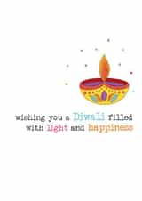 Happy Diwali card - for family and friends. created by Dandelion Stationery