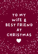 Heartfelt Christmas Card - Wife and Bestfriend created by Cake For Breakfast