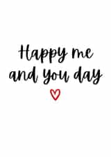 Cute Anniversary Card - Me and You Day created by Amy (Hedgecards)