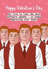 Upload TV Series - Valentine's Day card created by Evie Garnett Designs