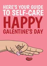 Naughty Galentine's Day Card - Guide To Self-Care created by @Cupsie's Creations