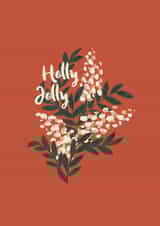 Holly Jolly - Berry bouquet - Dusty red, sage green and cream white created by Kashmira Jayaprakash