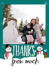 Personalised Thank You Photo Card created by Kerrylovescards - Cute Thank You Christmas Photo Card - For Christmas Gifts