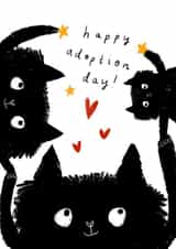 Happy Adoption Day - Cute Adoption Card - New Family created by Cassie Howsley