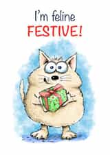 Cute Festive card created by Scribbly Diddly