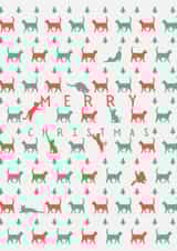 Funny Christmas Cats Card created by Roberto Nieto