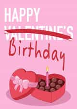 Cute Birthday and Valentine’s Day Card - February Birthday created by @cackhandedcreations