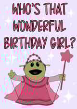 Funny Birthday Card - Nanalan - Wonderful Girl created by The little northerner 