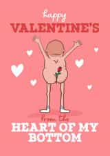 Cheeky Valentine’s Day Card - from the heart of my bottom created by Running with Scissors
