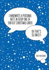 Funny Christmas card for the over-achiever in your life. created by THIS MAMA DOES