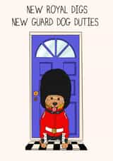 New Home Dog Themed Card - Guard Dog created by Lisa Wardle