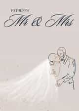 Dreamy Wedding Card for Wedding Celebrations created by Yvonne Blake