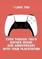 Cheeky PlayStation Anniversary Card - Gamer created by Soph AC Studio