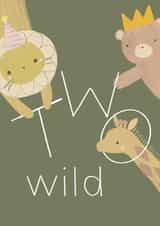 Cute Birthday Card - Two Wild created by Vicky Carpenter