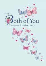Pretty Anniversary Card - Both of You - Butterflies created by Orchard Design House
