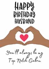 Cute Punjabi Birthday Card - For Husband - Top Notch Gabru created by Sukhi Writes Stuff