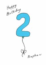 Cute Birthday Card - 2nd - Nephew created by A Ray of Sunshine Cards