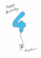 Cute Birthday Card - 4th - Nephew created by A Ray of Sunshine Cards