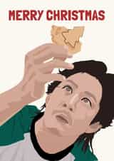 Squid Game Christmas Card - Tree Cut out Challenge created by AbiGoLucky