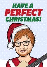 Funny Celebrity Ed Christmas Card For Music Fans created by HollerPop