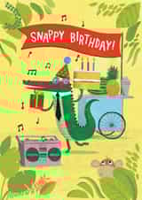Snappy birthday! - music, jungle party, cake! created by Pencilface