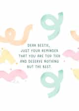 Confidence boosting reminder for your best friend. created by Rebecca Summersmith