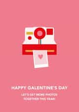 Cute Galentine's Day Card - Let's Get More Photos Together This Year created by Dani White