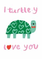 Cute Valentine's Day card the one you turtle-y love! created by Kayleigh O'Mara