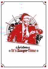 Alex Ferguson Manchester United Christmas Card - It's Fergie Time created by Joe Baines Graphic Design and Illustration