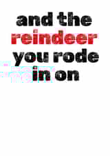 Alternative Christmas Card for those you really love and care for! created by Passion 4