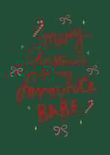 Cute Christmas card for friend created by CorinaFay Illustration