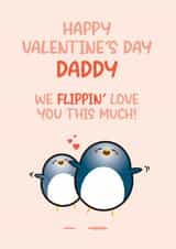 Cute Valentine's Card - For Dad - From The Kids created by Twisted Haggis