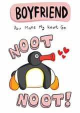 Cute Valentines Card - Pingu Noot Noot - Boyfriend created by Bishop, Please!
