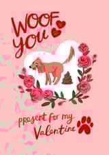 Funny Poo Valentine's Day Card from the Dog created by Rumbambar