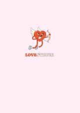Cute Love Struck Cupid Valentines Card created by Kate Rucker