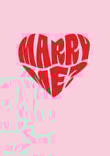 Cute Proposal Card - Valentines - Marry Me? created by Paper Heart Designs