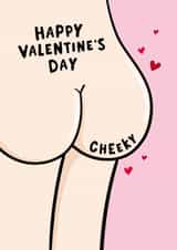 Cheeky Valentine's Card - Bum created by Fliss Muir