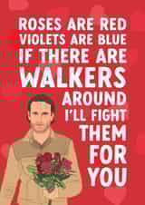 Funny Valentine's Day Card - The Walking Dead created by The Cake Thief