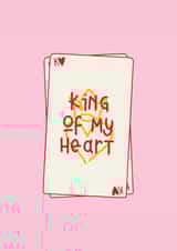 King of my heart - playing cards - valentines day created by Jamie Lindsay