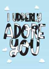 Cute Cow Card for Significant Other - Valentine's Day - Animal Pun created by Black Cat Magic