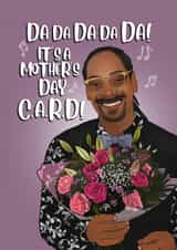 Funny Music Rapper Mother’s Day Card - Snoop Dogg - C.A.R.D created by I Draw Stuff