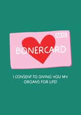 Funny NHS BonerCard Valentines Day Card - Perfect for your significant other. created by Puns and Needles
