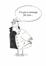 Fun card for delivering unusual messages - anniversary, birthday, and more created by Federica Martini