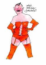 Naughty Valentines Card - Looking Fabulous created by Twink Addison