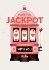 Cute Anniversary or Valentine's Day Card - Hit The Jackpot - Love created by Folio | Ian Owen