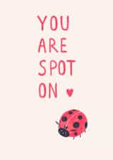 Spot-on Birthday Joy: Love and Ladybug Just for You! created by Starlings