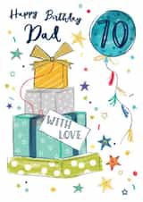 Classic birthday card - Dad - 70th created by Katie Phythian Design