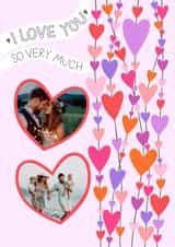 Personalised Valentines Day Photo Card created by Ludicrous Prints - Cute Love Photo Card - Valentine's or Anniversary