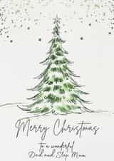 Cute Christmas Card for Dad and Step Mum. created by Lauren Rees